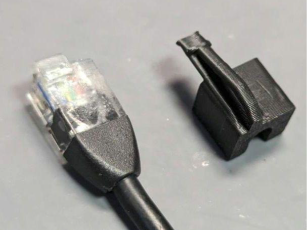 broken Thrustmaster pedal connector latch