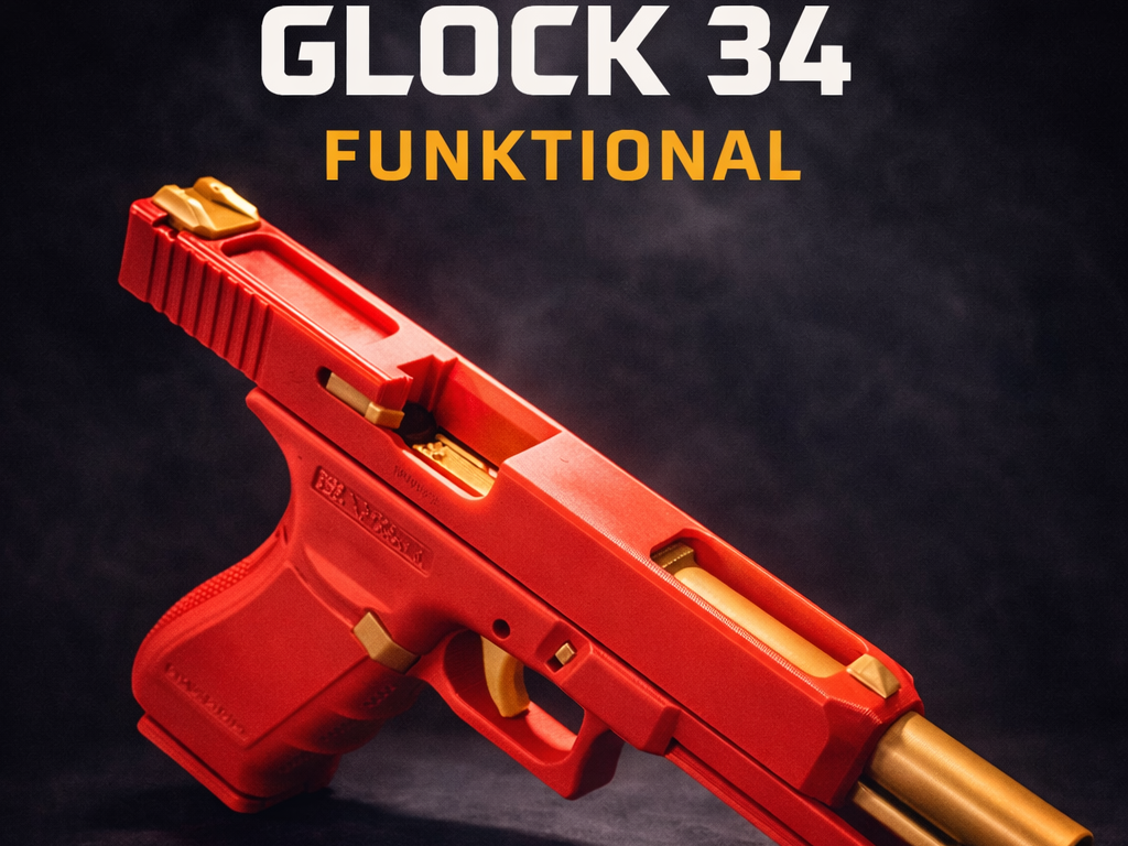 Glock 34 1:1 – Beweglich & zum Zusammenbauen
