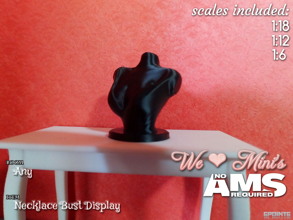 WLM - Fashion - Necklace Bust Display