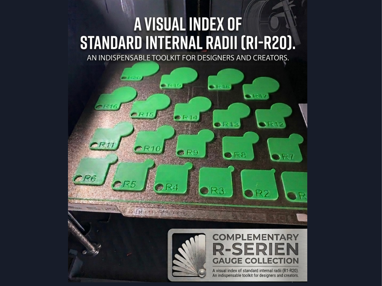 Internal Radius Gauge Set (R1–R20)