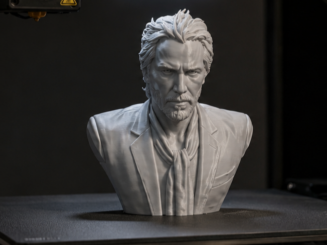 Keanu Reeves Bust Statue