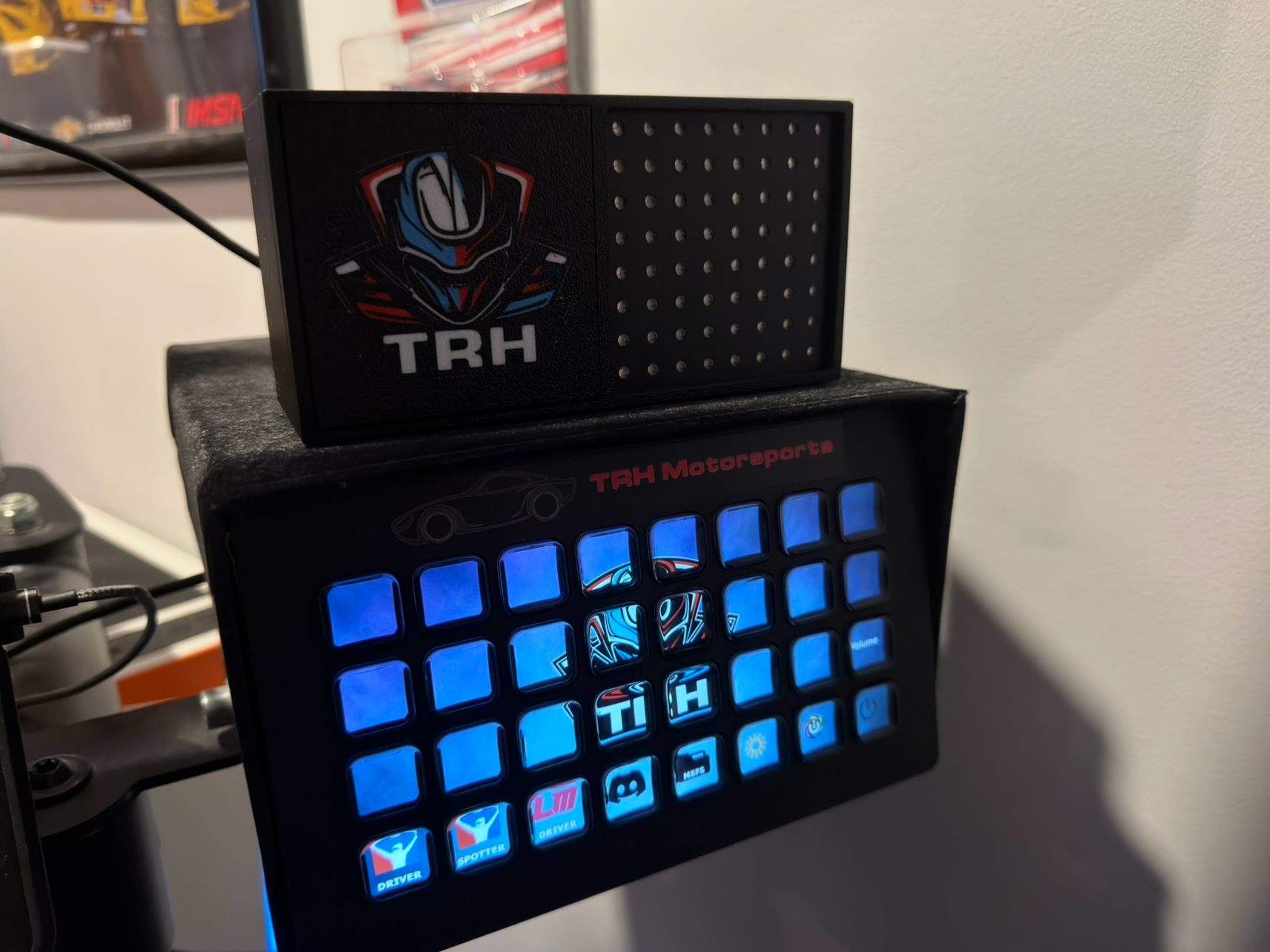 Sim Racing LED Matrix Housing