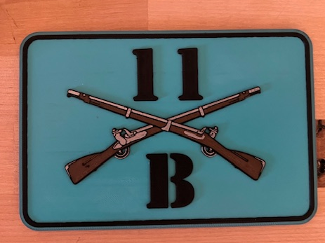US Army Infantry Placard