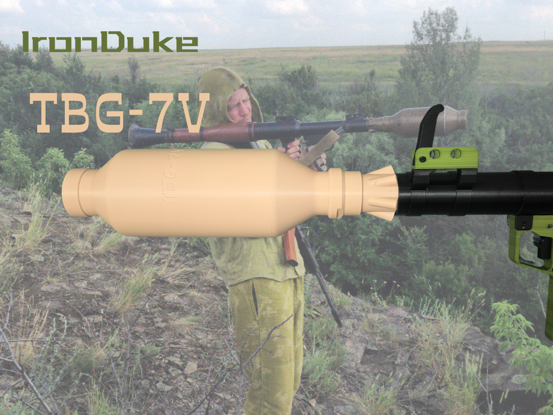 RPG-7 1:1 Scale TBG-7V Thermobaric Warhead