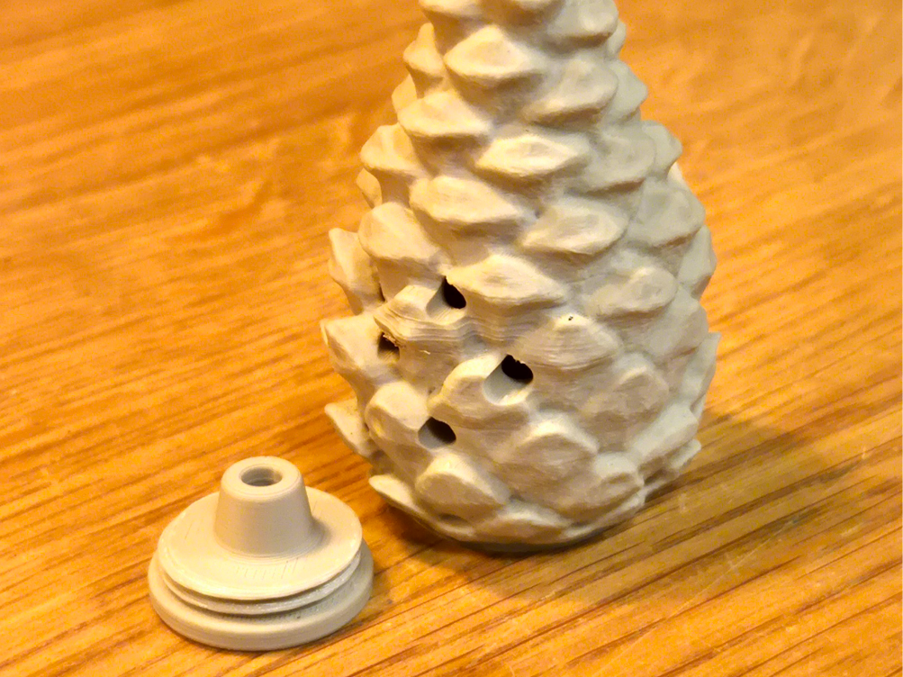 Nosework scent hide Pine Cone
