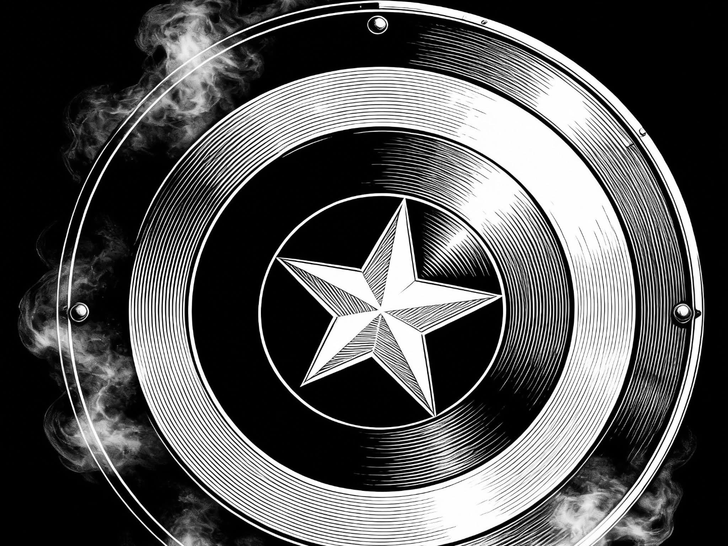 Captain America Shield HueForge – 150x150mm