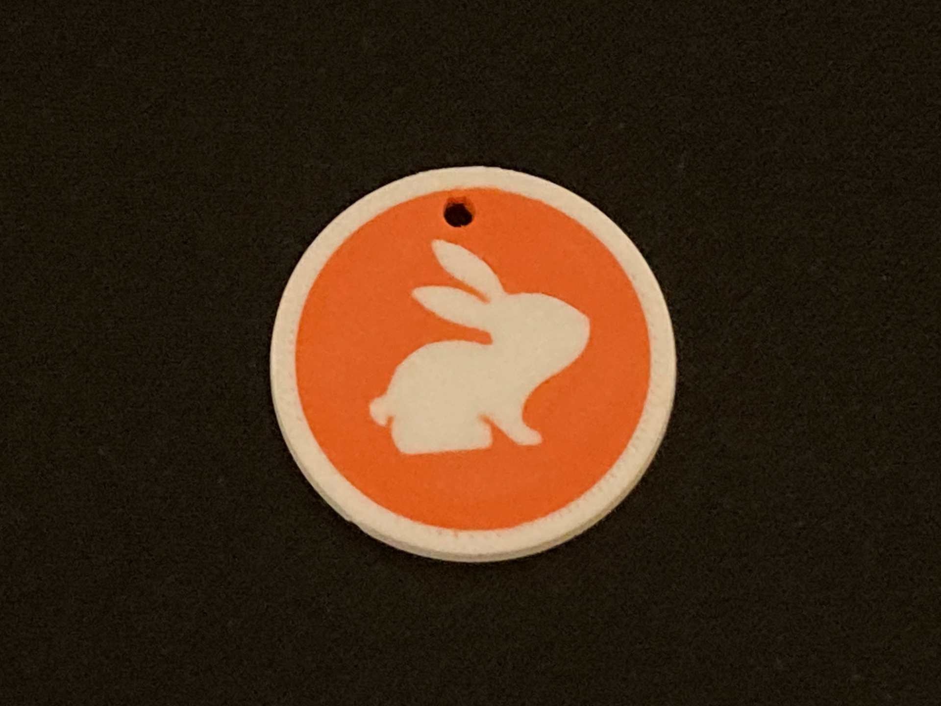 CodeRabbit Hoopy Mini Keychain (Ø30mm)