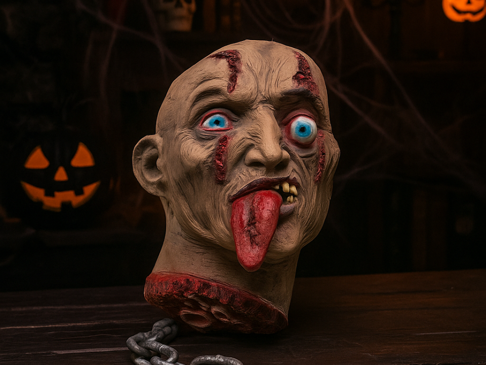 Zombie Abgetrennter Kopf Halloween zum Aufhängen