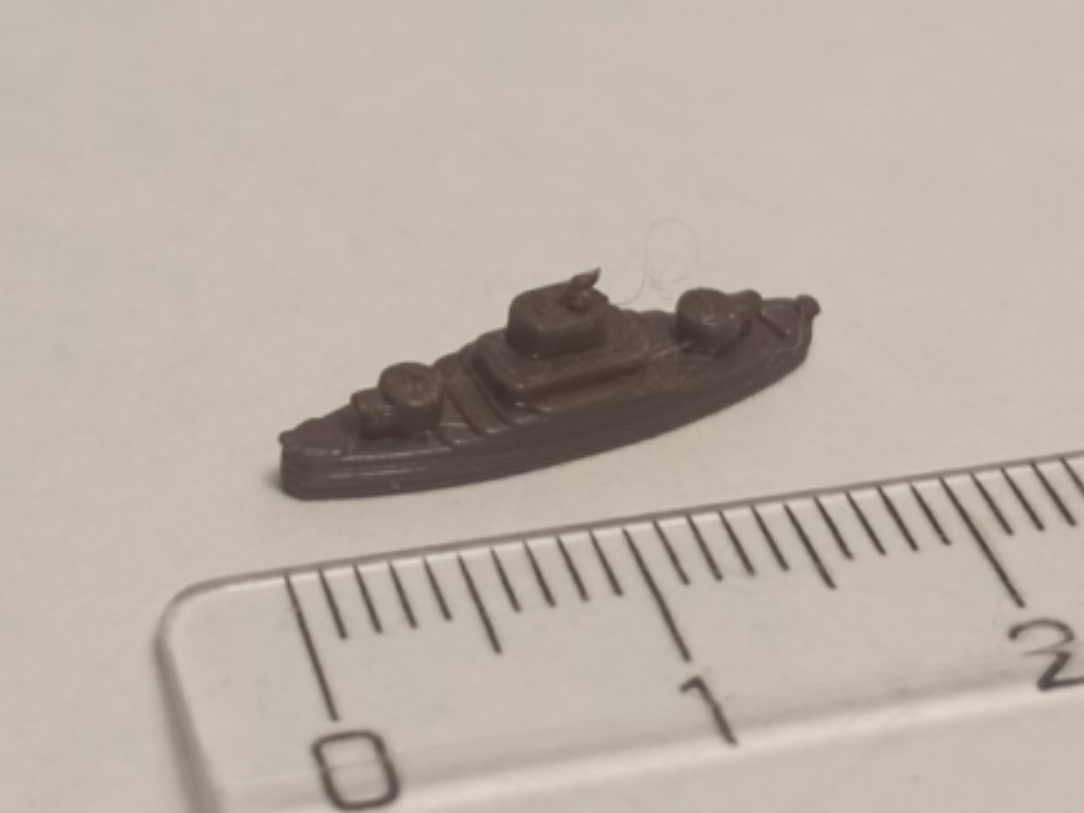 Miniature Battleship (under 20 mm)