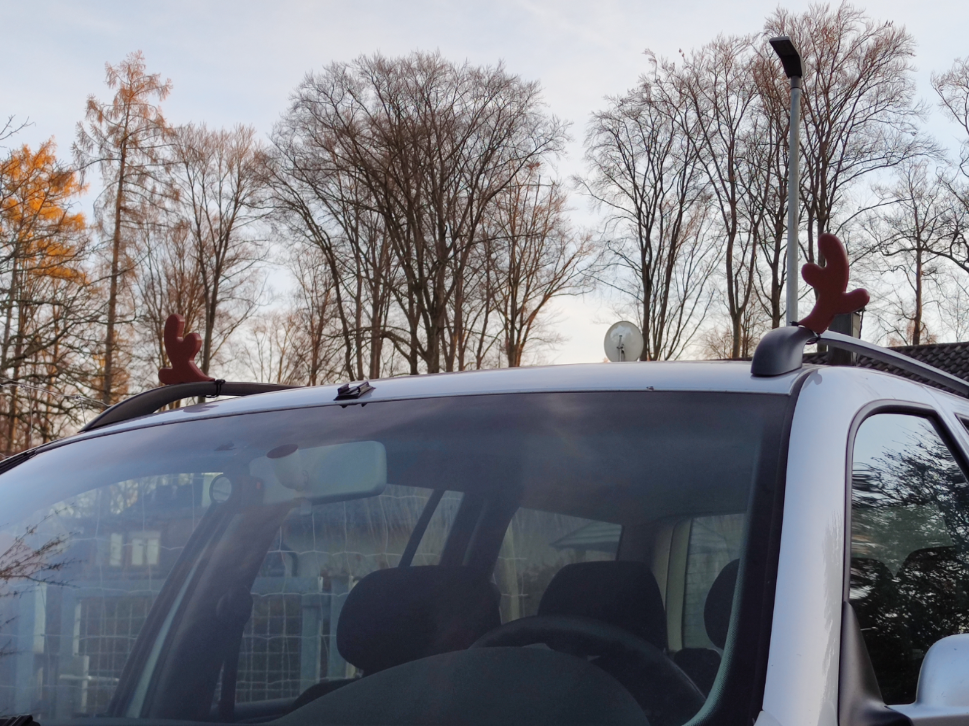 Rentiergeweih fürs Auto