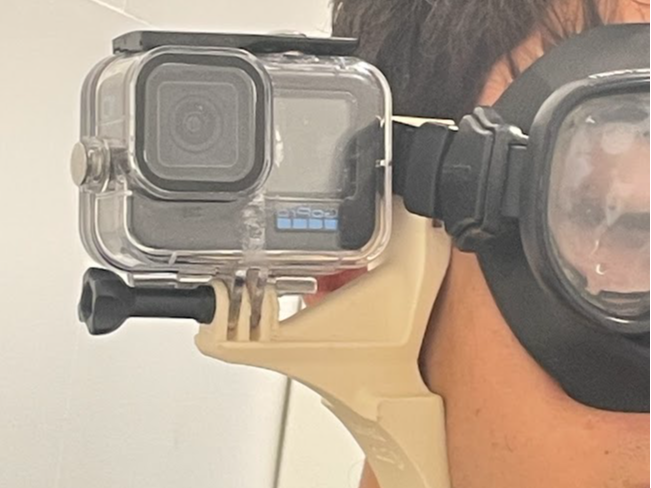 Stabilized Diving Mask Mount for GoPro