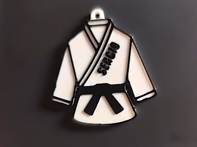 Llavero Karategui Kárate Judo Artes Marciales Name