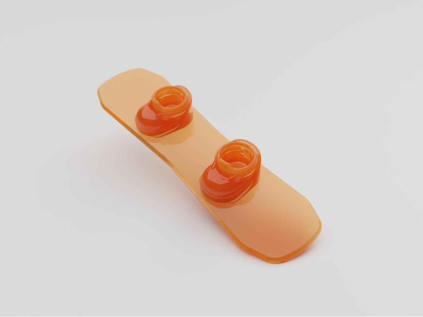 Mini Snowboard Figure