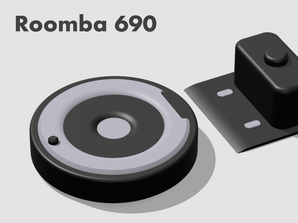 Roomba 690 Robot Vacuum Toy with Base
