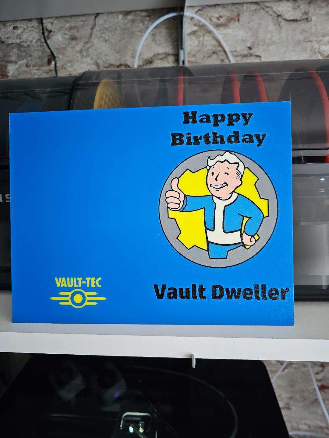 Fallout birthday card