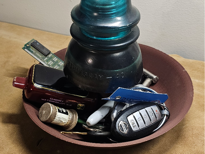 Telephone Pole Insulator Center Piece