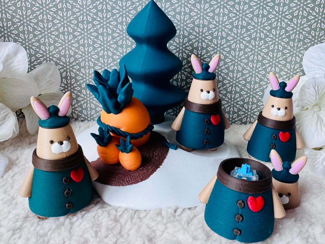 Hoppel Frost – der frostig Winterhase Fidgettoy
