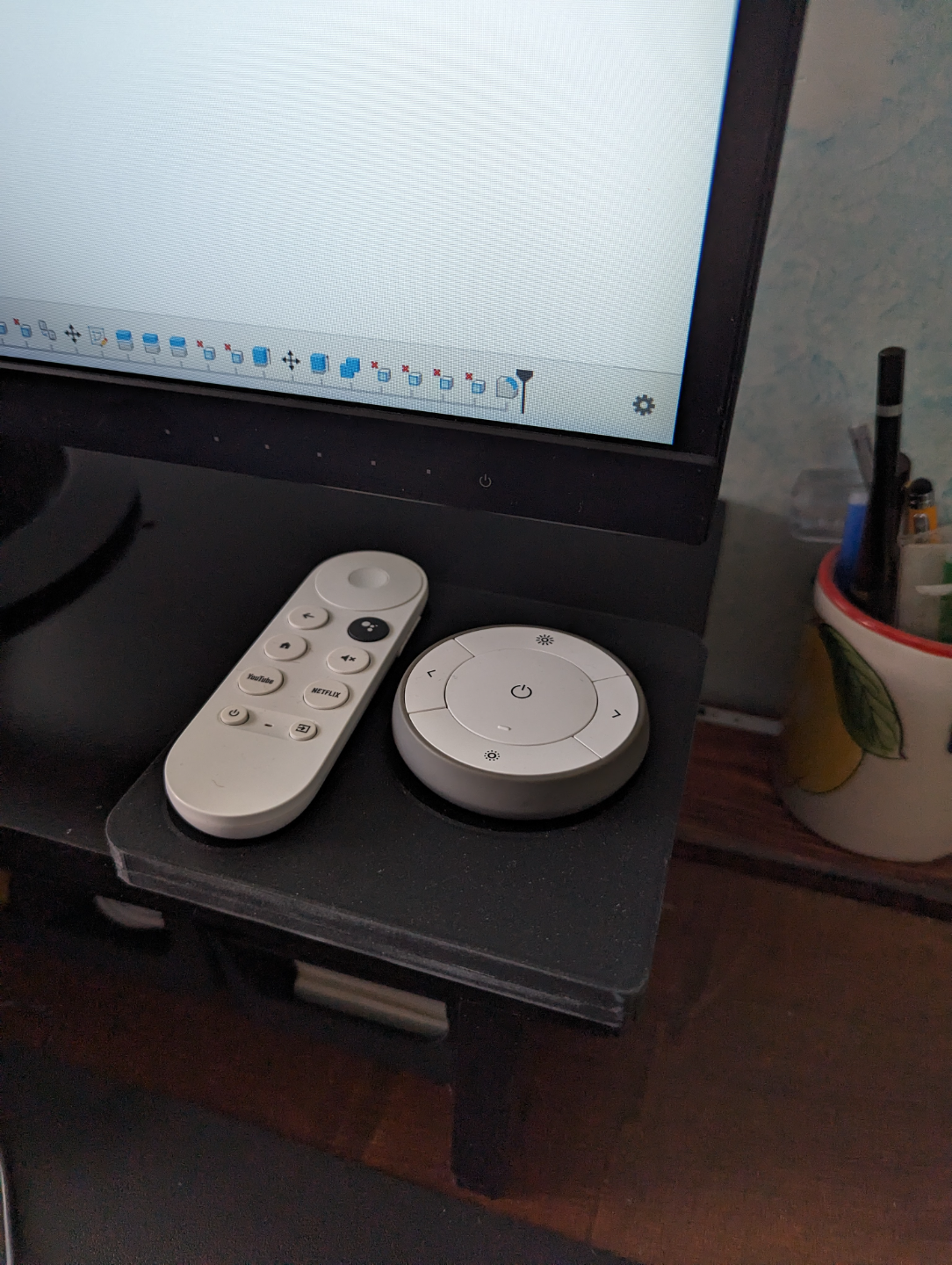 Chromecast and Ikea Remote