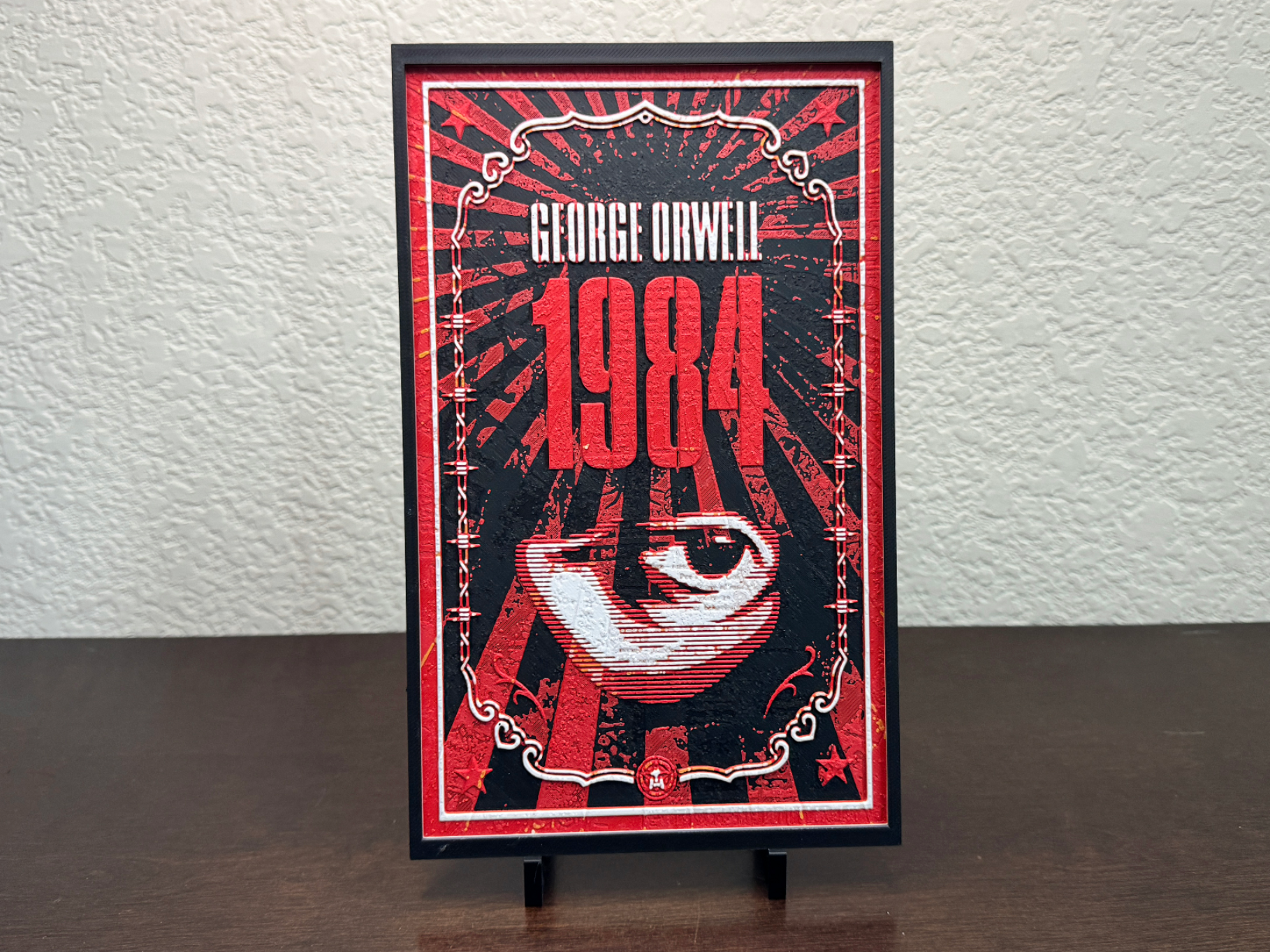 George Orwell 1984 Book Hueforge