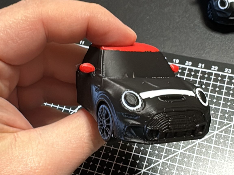 Realistic Mini Cooper S Keychain