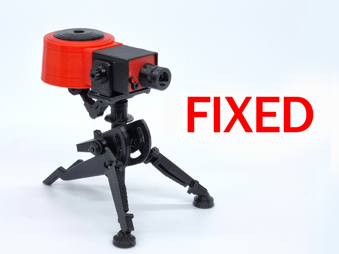 TF2 Level 1 Sentry Desk Model Simple Build No AMS