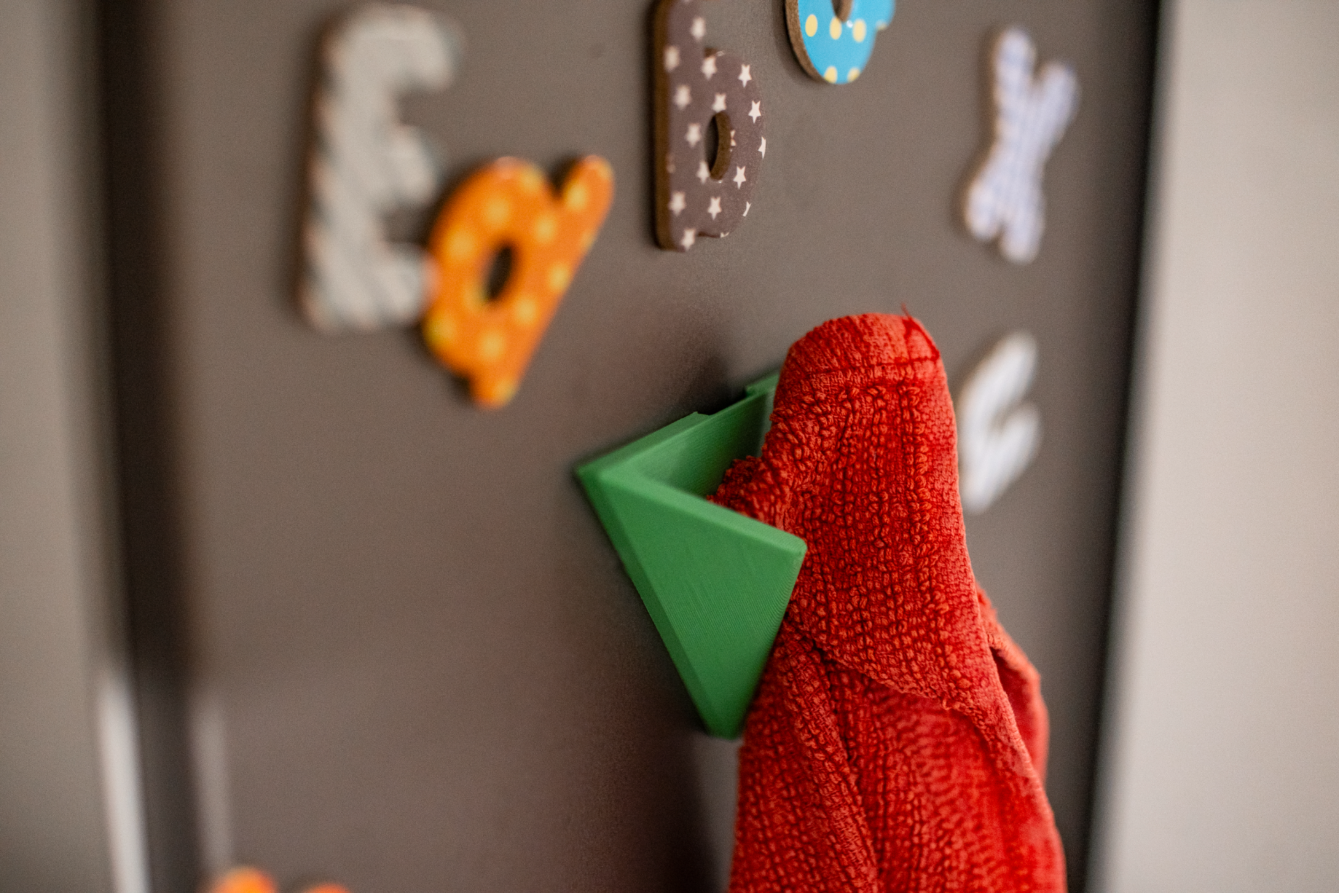 Kitchen Towel Holder with Label