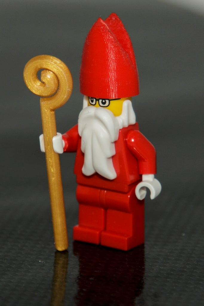 Buildingblock (like LEGO) Sint Nicolaas (Sinterklaas)