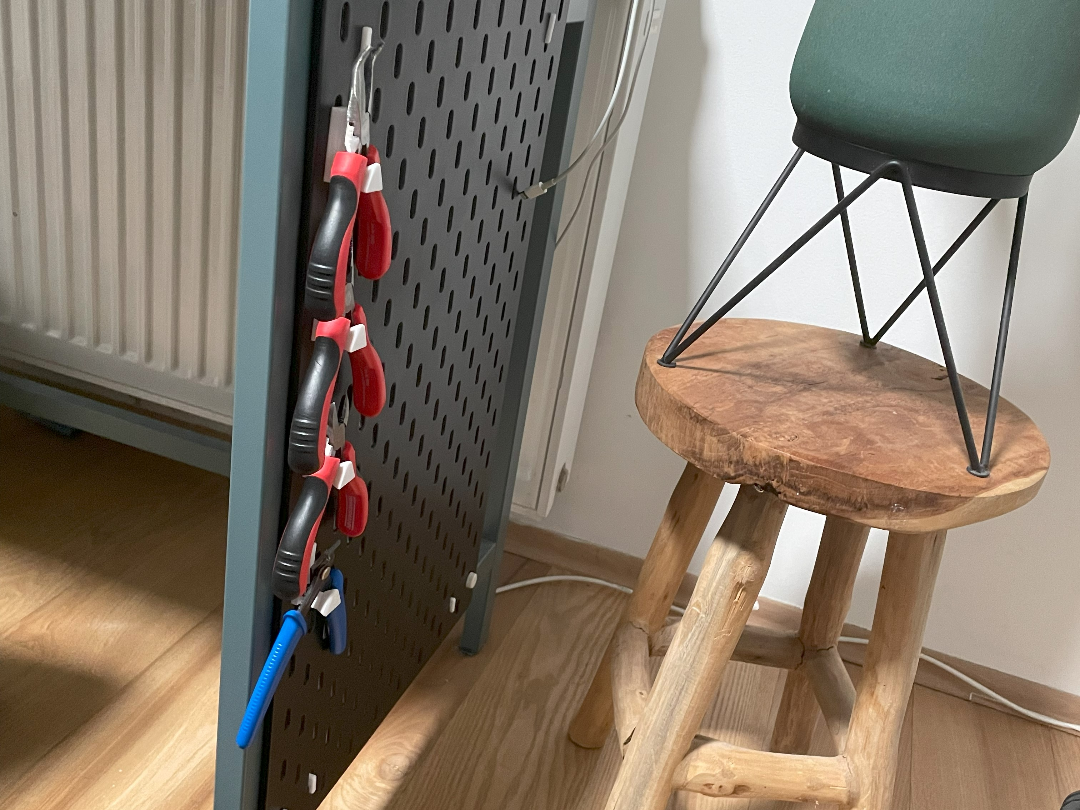 Skadis and Alex (Ikea holder)