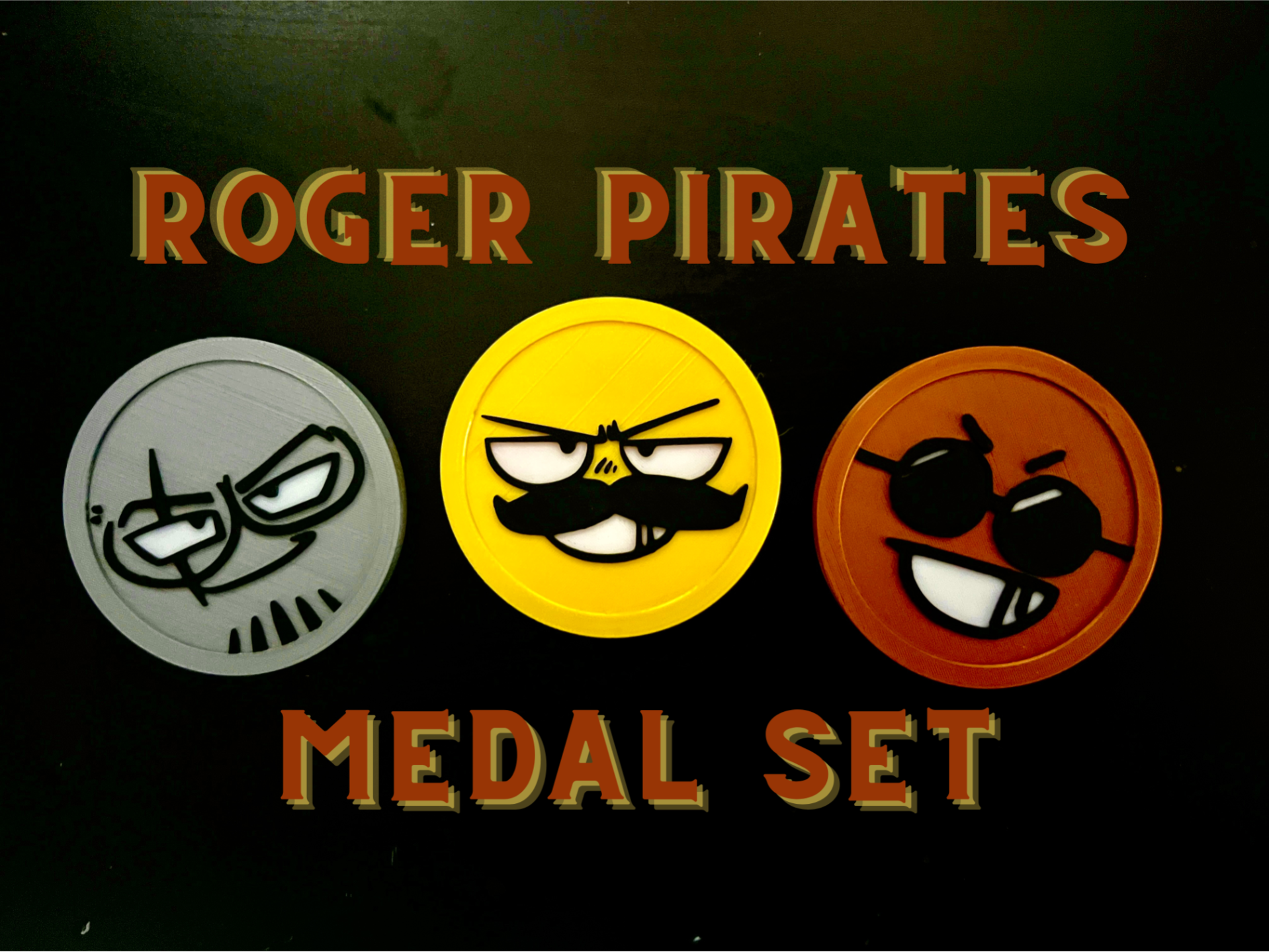 Roger Pirates Medal Set