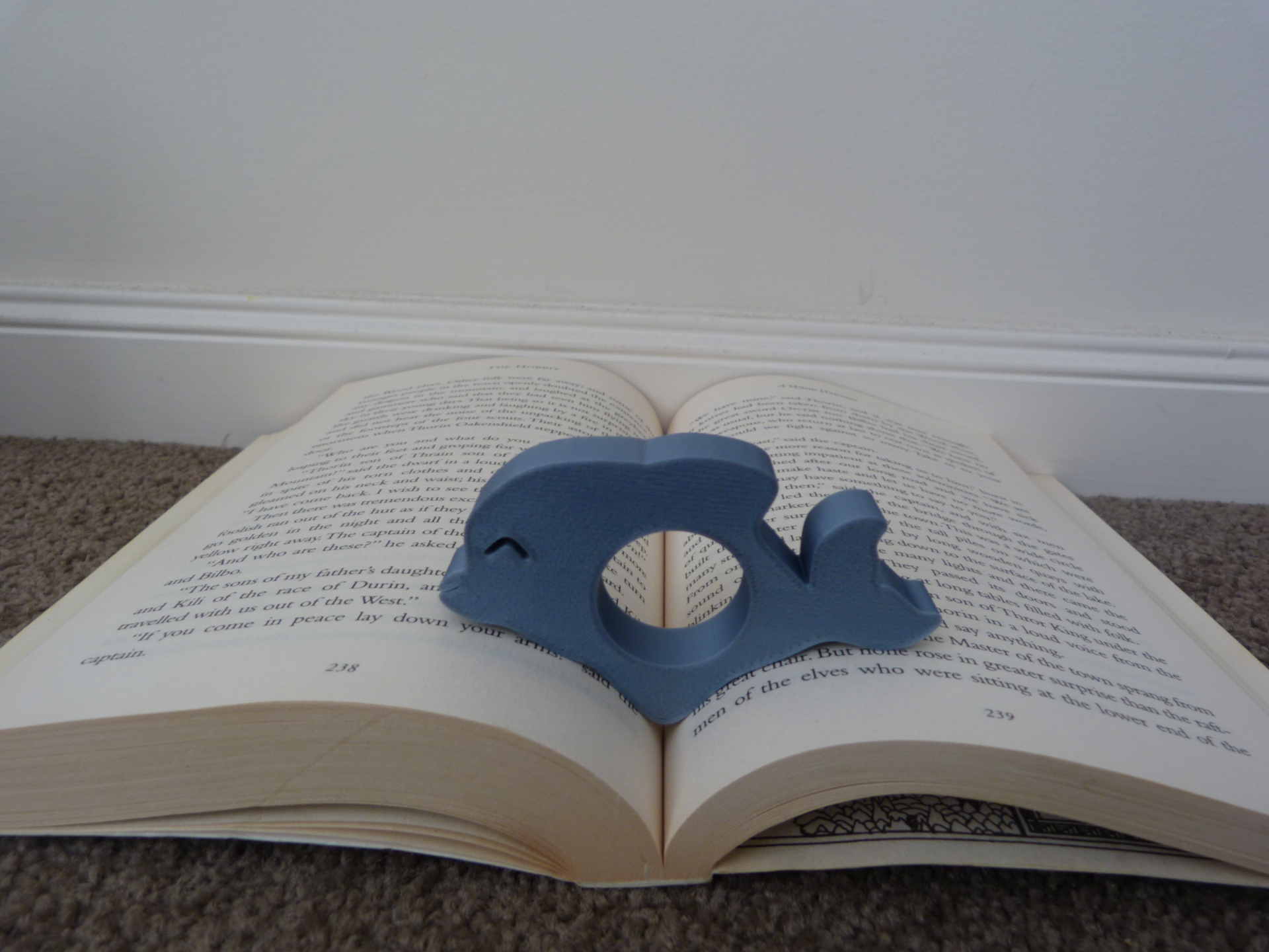 dolphin book holder (adult size)