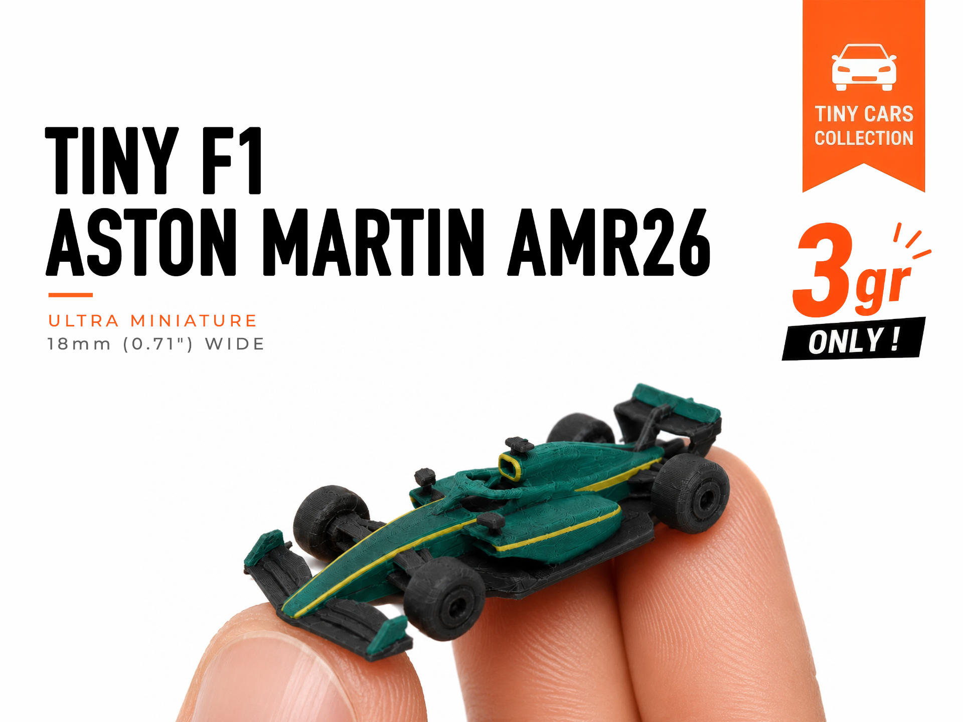 Tiny F1 Aston Martin AMR26 - Mini Cars Series