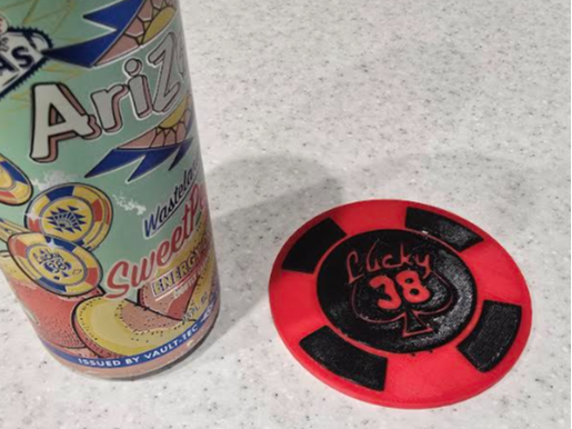 Fallout New Vegas Lucky 38 Coaster