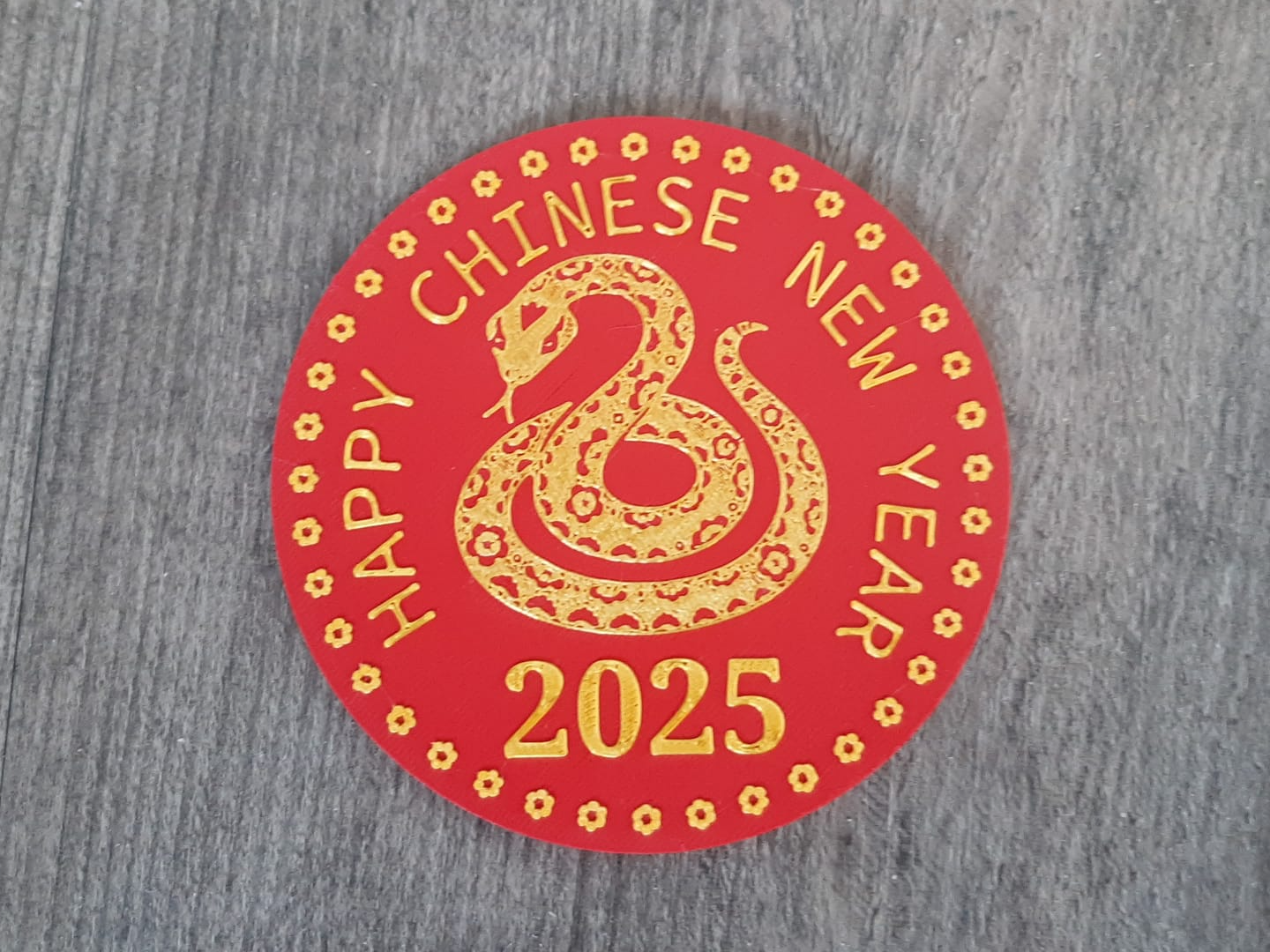 HAPPY NEW CHINESE YEAR COASTER