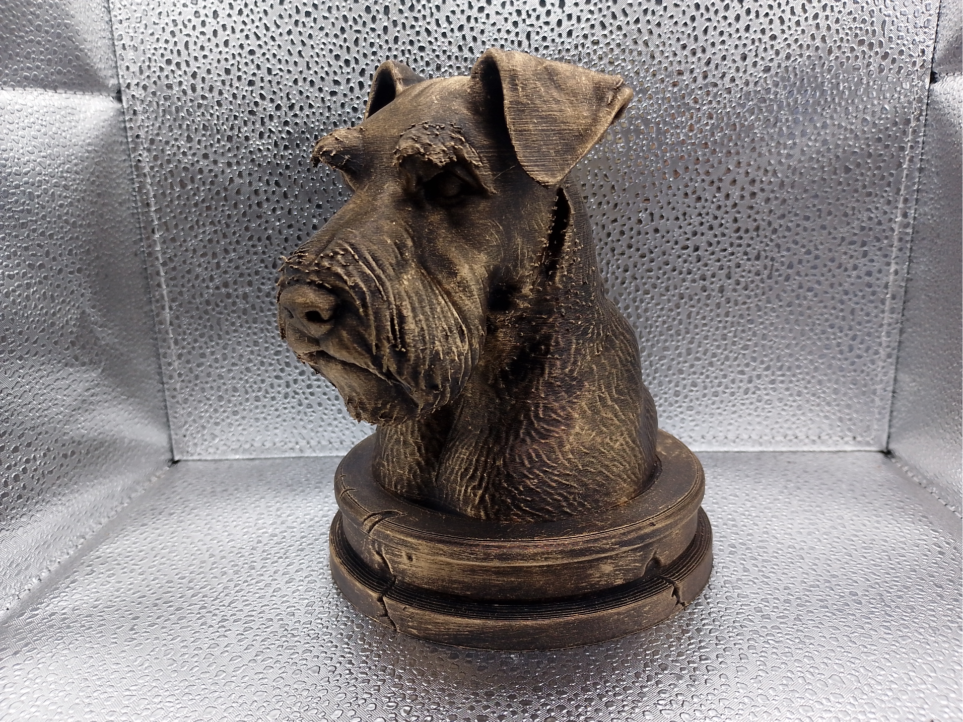 Schnauzer Bust
