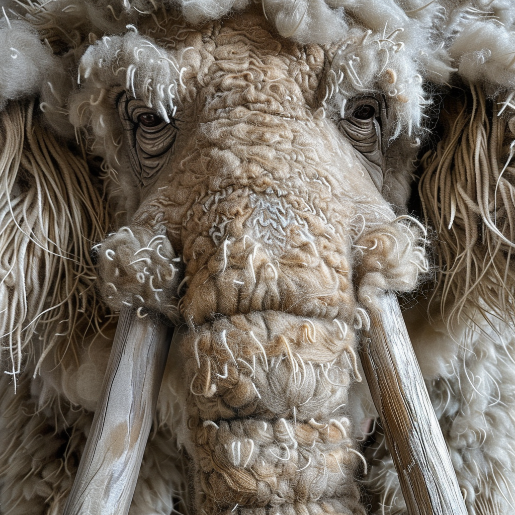 Wooly Wooly Mammoth (Filament Painting)