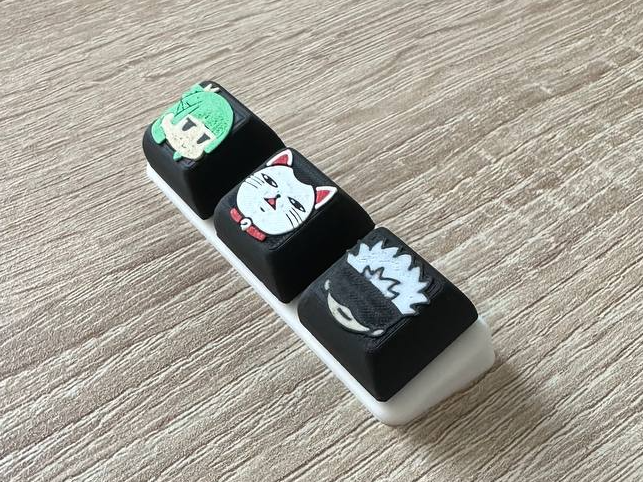 Simple Keycap Stand for 3 caps