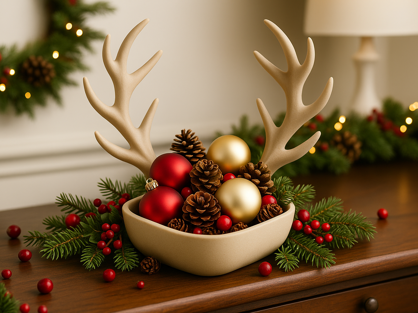 Reindeer Antler Bowl NO SUPPORT
