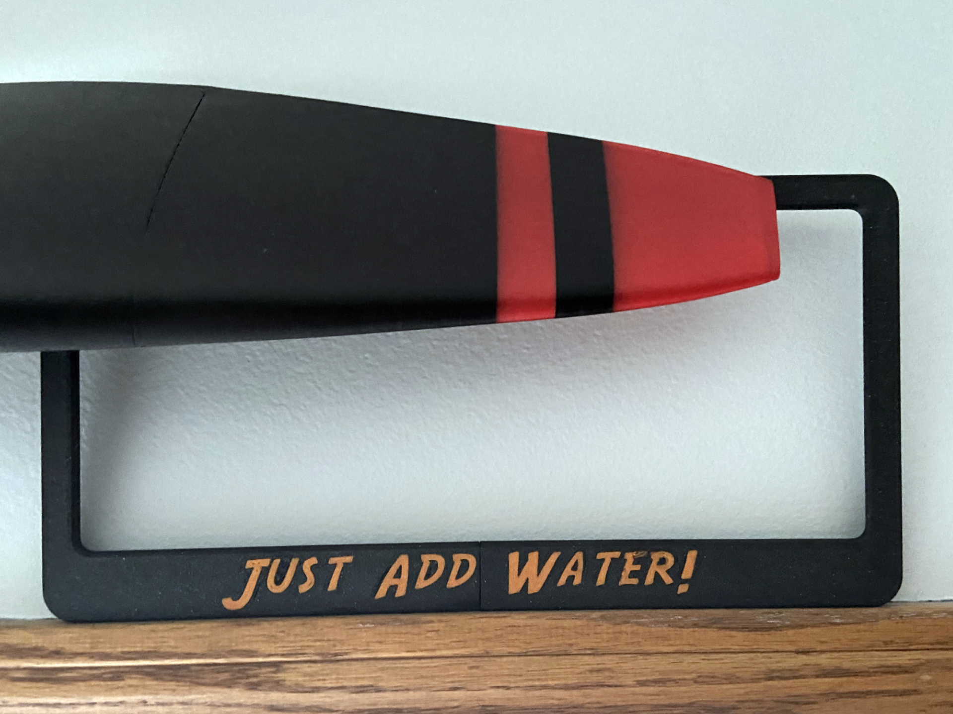 Just Add Water License Plate