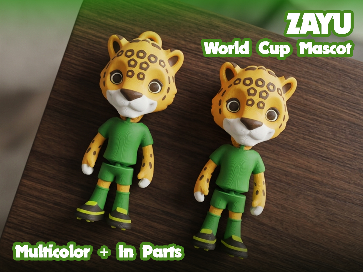 Zayu Flexi - World Cup 2026 Mascot - Multicolor