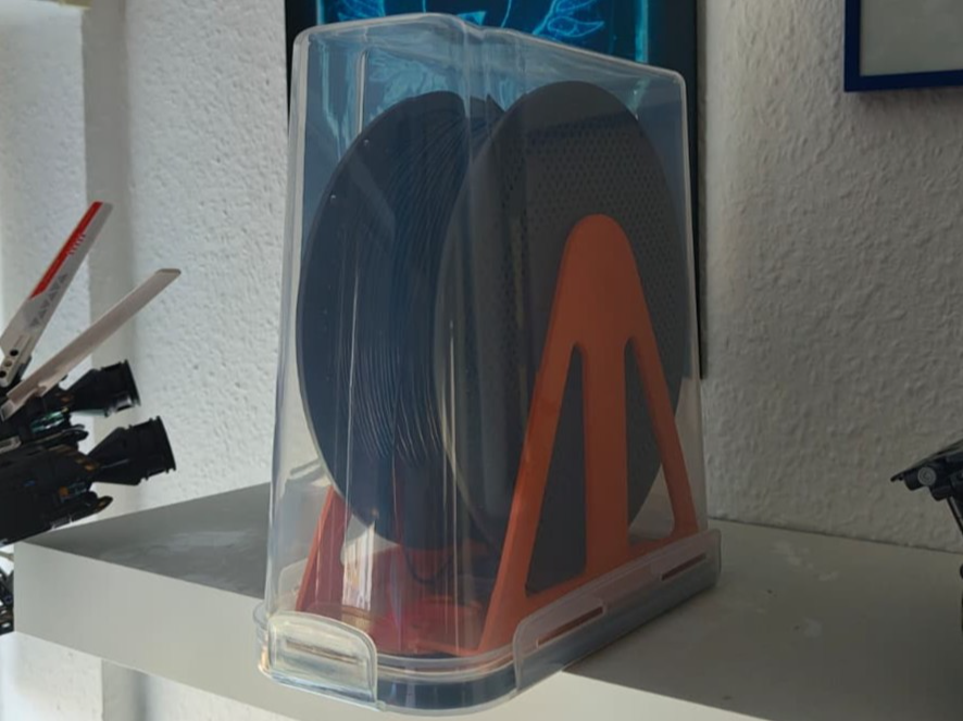 Filamentroller für Trockenboxdeckel