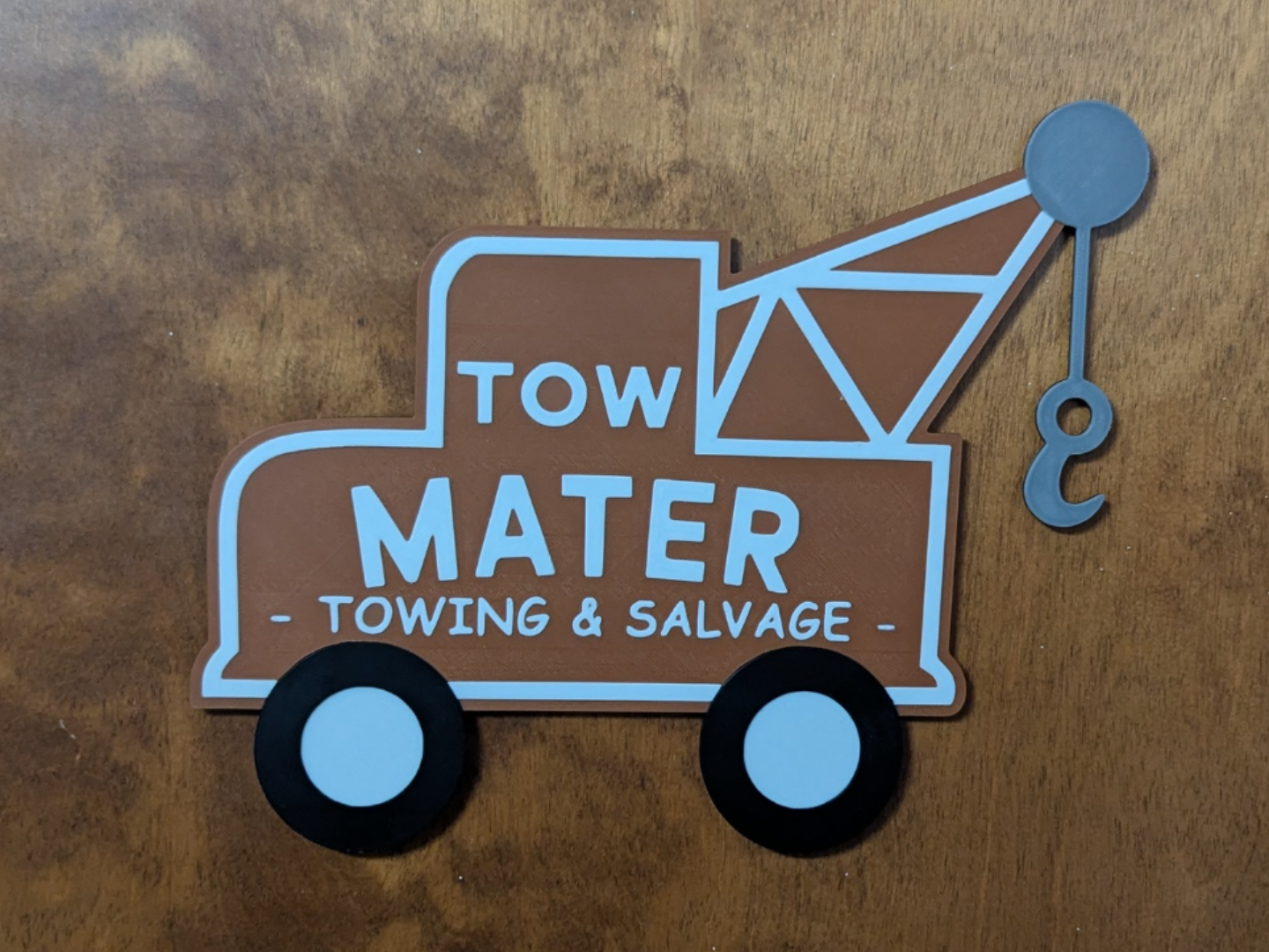 Tow Mater Wall Sign