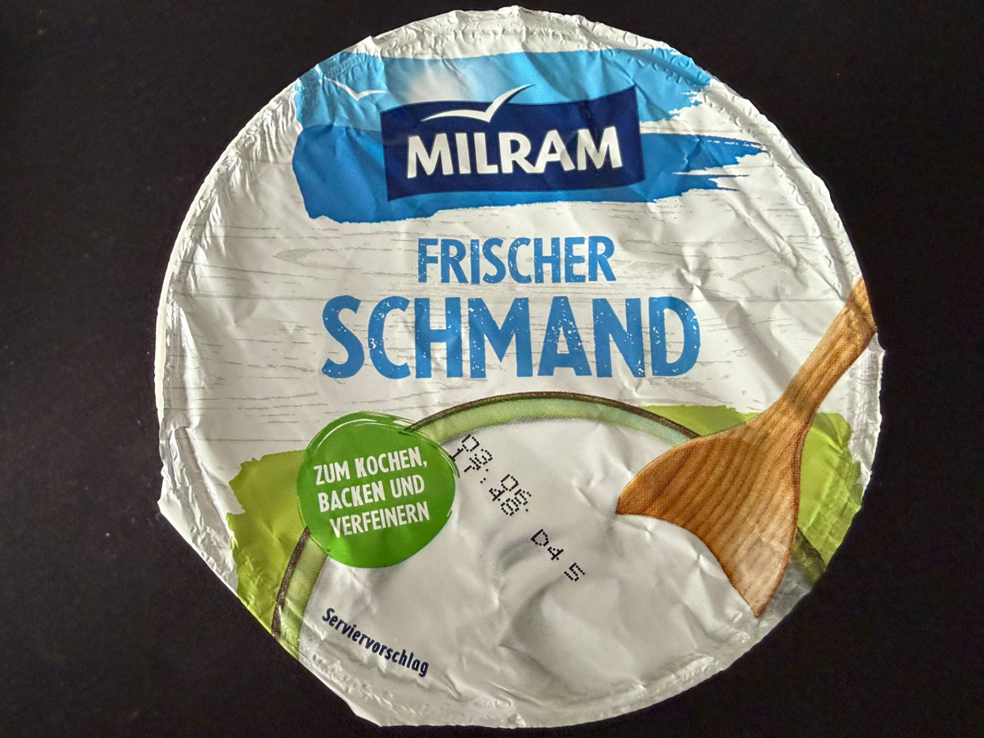 Milram - Frischer Schmand - 250g - Deckel