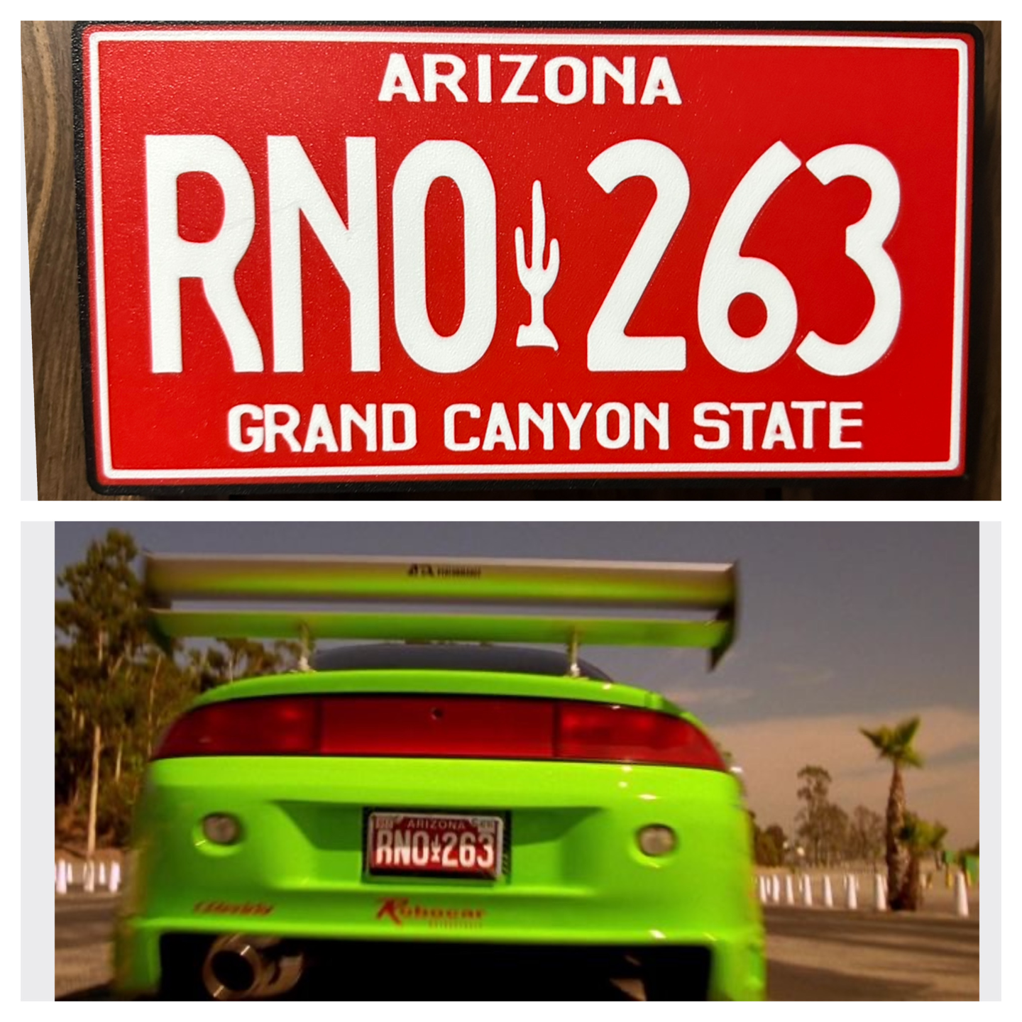 the fast and the furious brianseclipselicenseplate