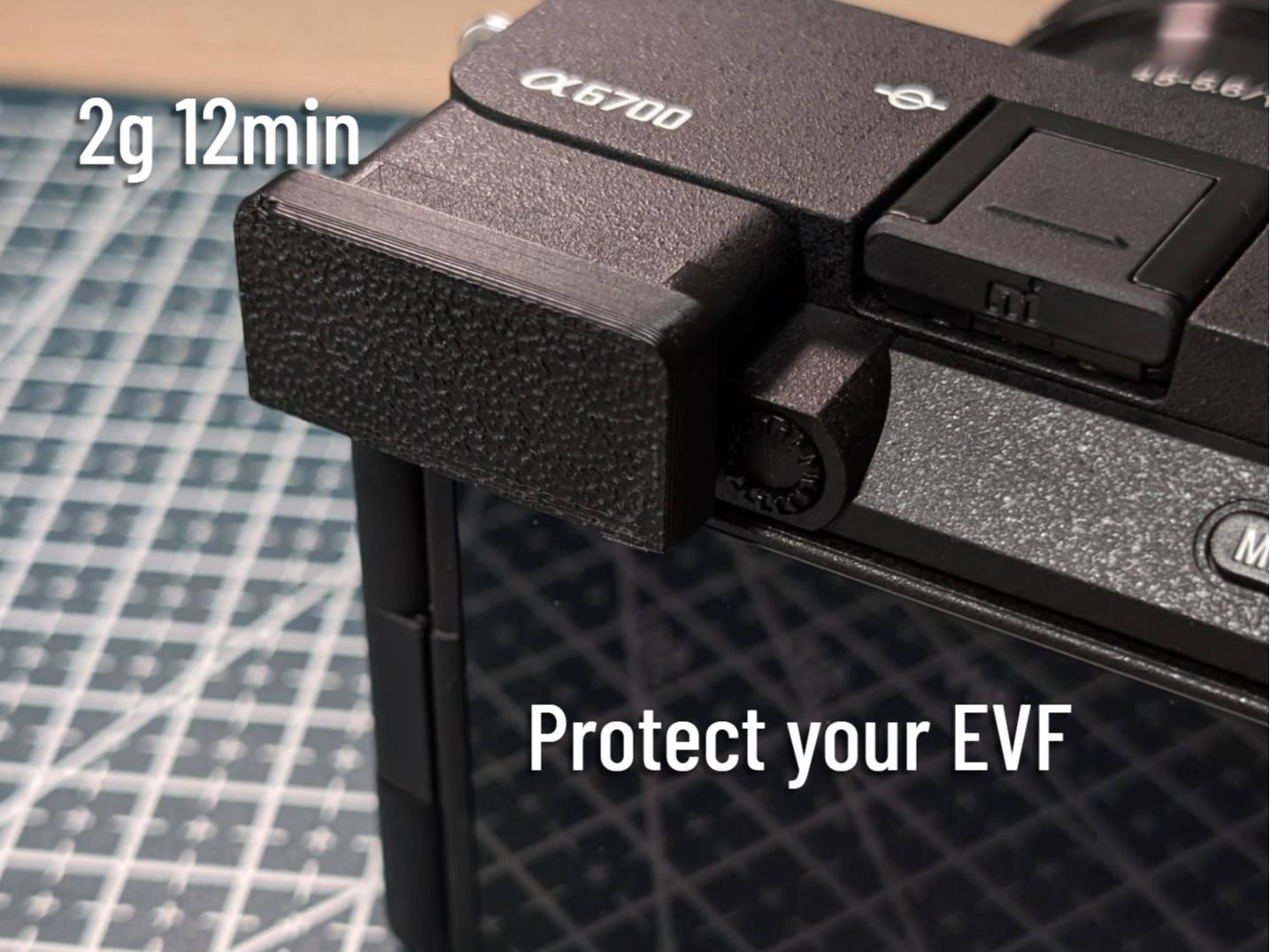 Sony a6700 EVF protection cap