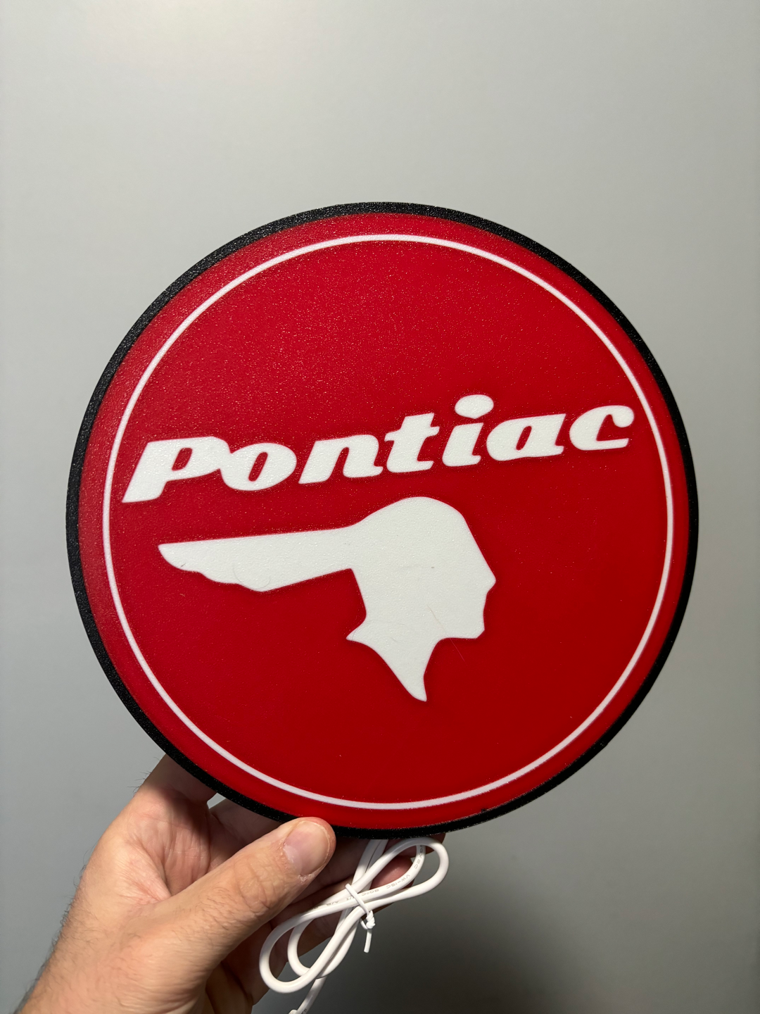 Pontiac Logo Light box