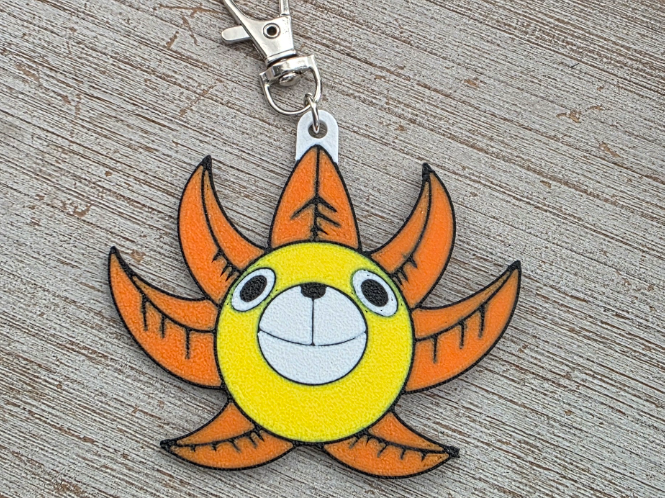 One Piece Thousand Sunny Backpack Keychain