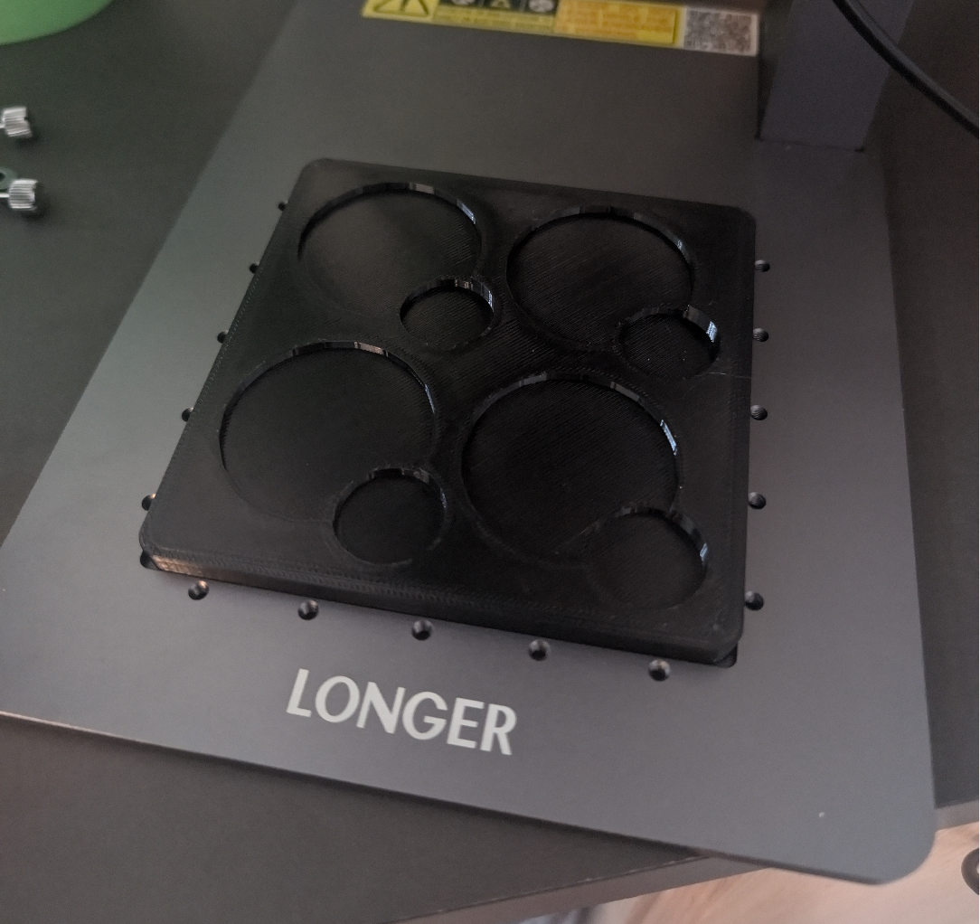 Longer Nano Jig for 40mm round things keychain