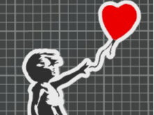 banksy ragazza del palloncini frase personalizzabi