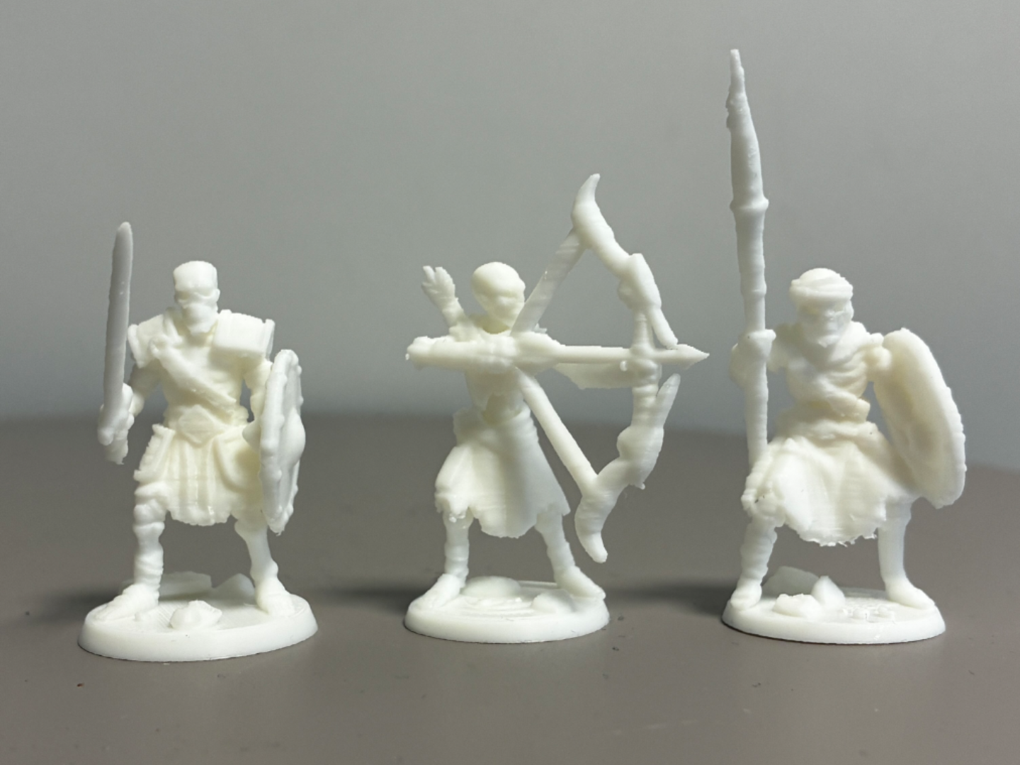 3 pack skeleton warriors DnD spear sword archer