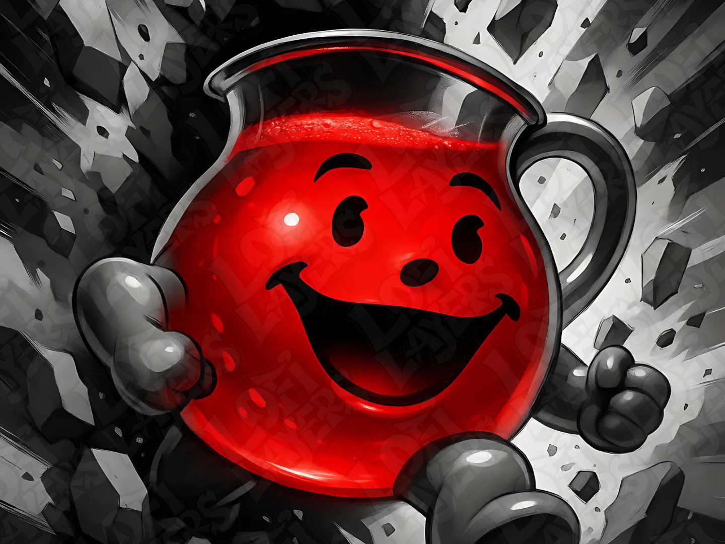 Kool Aid Man Hueforge